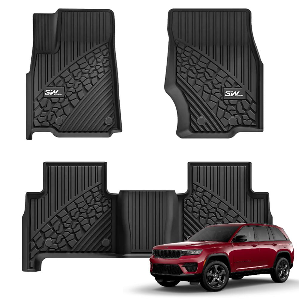 3W Jeep Floor Mats