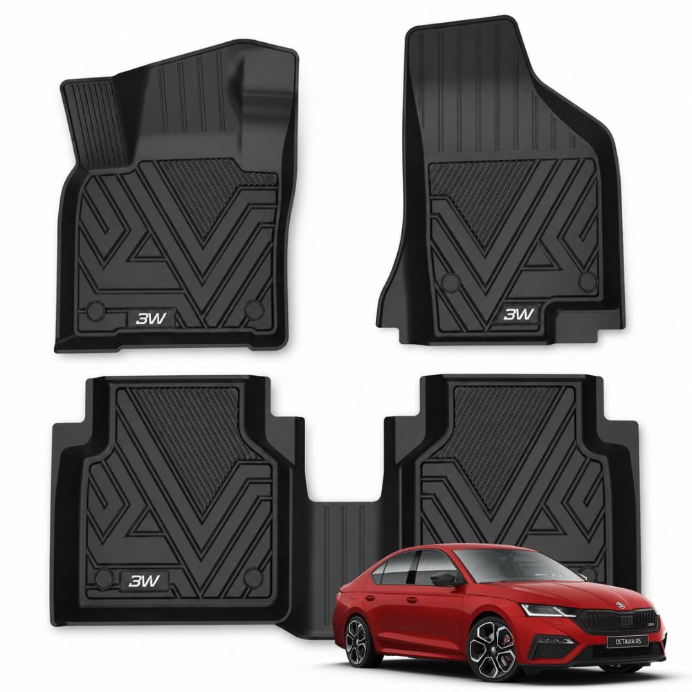 3W Skoda Floor Mats