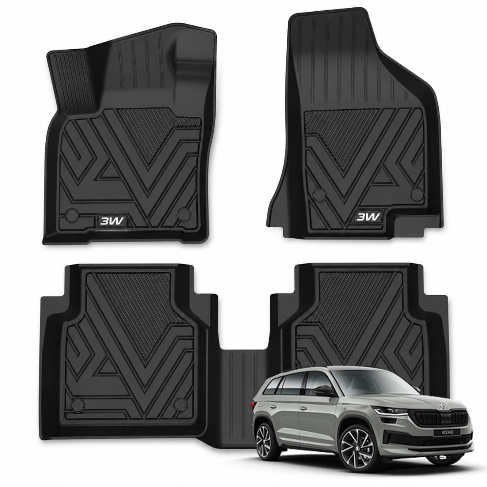 3W Skoda Floor Mats