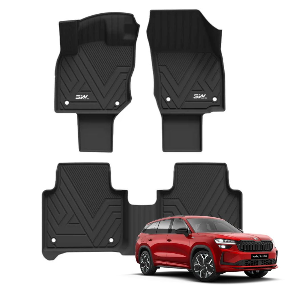 3W Skoda Floor Mats
