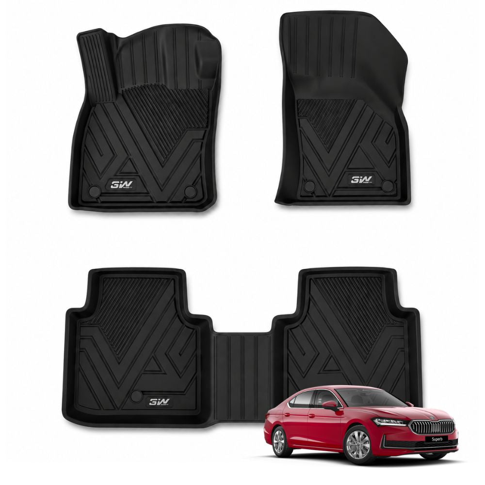 3W Skoda Floor Mats