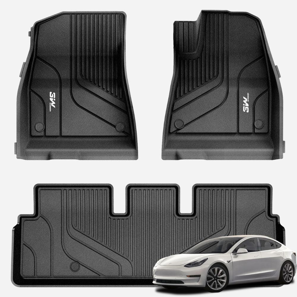 3W Tesla Floor Mats